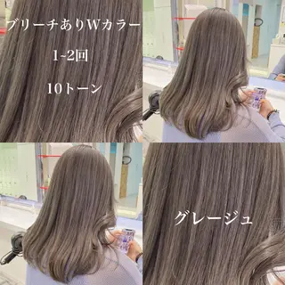 ロング カラー ヘアアレンジ トレンドモテカラー 🩷色落ちまで可愛くのヘアスタイル