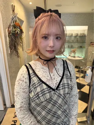 ショート カラー レイヤーカット/ 凜音(リノン)🎀のヘアスタイル