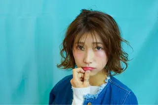 ショート カラー パーマ 髪質改善、エクステ 山口卓哉のヘアスタイル