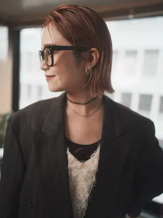 ショート カラー hina💟 透明感カラーのヘアスタイル