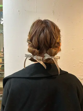 ヘアアレンジ 艶カラー🌸アレンジ 🌹Sally🕊️のヘアスタイル