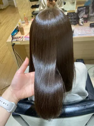 ロング カラー 鹿児島 聖来のヘアスタイル