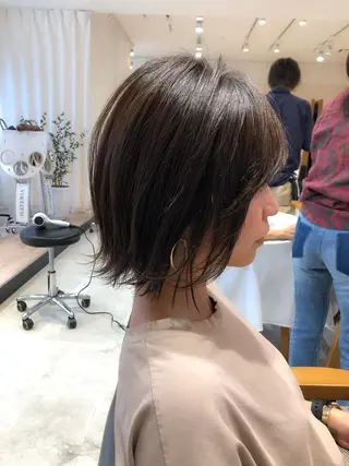 ショート カラー パーマ 高橋 昭雄のヘアスタイル