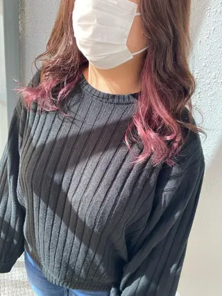 ロング カラー 後藤紗英/髪質改善 /オリーブベージュのヘアスタイル