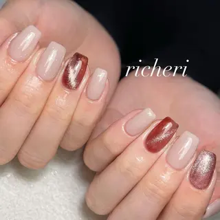 ミディアム ネイル richeri beautyのネイルデザイン