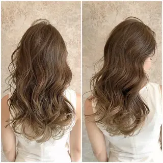 ミディアム due hair 京都駅前店 MILBON オージュア認定サロン【デューヘアー】所属・ハイトーンブリーチ 土坂　由志【京都】のヘアスタイル