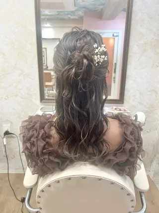 セミロング 梅田/韓国ヘア /アレンジ/manaのヘアスタイル