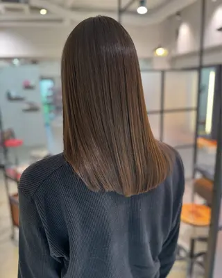 セミロング カラー ［パサつき改善］＊ 髪質改善ケアサロン＊のヘアスタイル