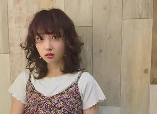 ミディアム カラー 池袋/透明感カラー 🎀Yuri🎀のヘアスタイル