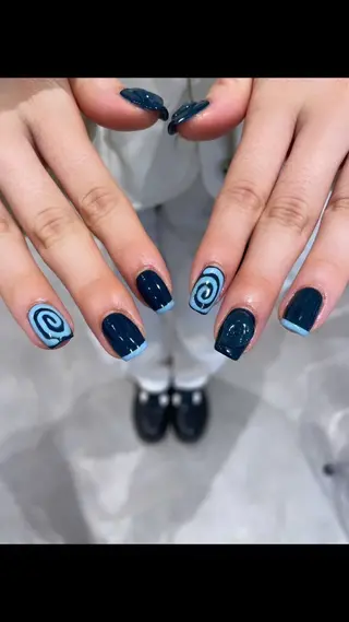 ネイル emu所属・けいこ🍊ニュアンス ネイル/個性派ネイルのネイルデザイン