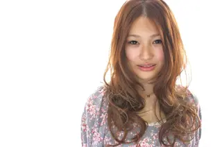 ロング カラー パーマ 細川 亮のヘアスタイル