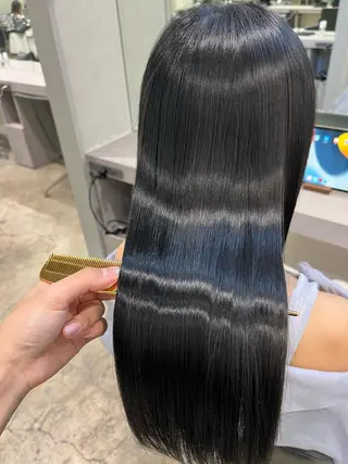 ミディアム 美髪×縮毛矯正 水上真由美😘のヘアスタイル