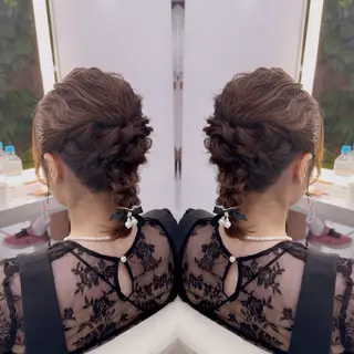 ヘアアレンジ 秋葉原コットン所属・ヘアセット 🤍AIRA🤍のヘアスタイル