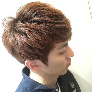 ショート カラー メンズ Rever Tokyo所属・コンドウ サラのヘアスタイル