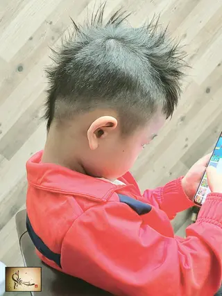 ショート キッズ メンズ 【大宮】デザイナー Anne 諳 アンのヘアスタイル