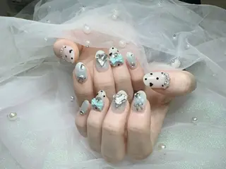 ネイル Hey🌈NAIL 長さ出し専門店のネイルデザイン