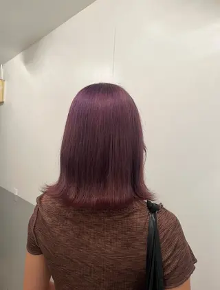 カラー ブリーチカラー×艶 🍨mihoのヘアスタイル