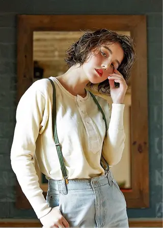 ショート カラー特化 横川　翔希のヘアスタイル