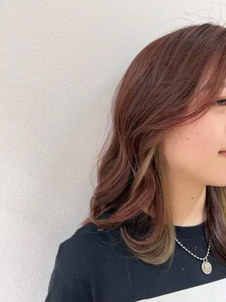 セミロング ROSSO hair &spa所属・ROSSO 大橋店 /大野　凜のヘアスタイル
