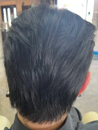 ミディアム ヘアアレンジ メンズ SIKIBU  FUKUYAMA所属・熊谷 拓海のヘアスタイル