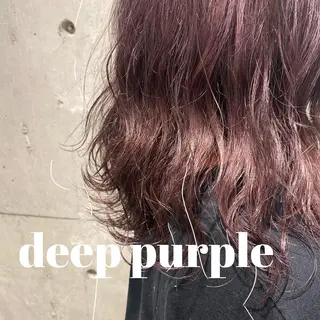 ミディアム カラー ヘアアレンジ 赤味消し.髪質改善 🌿𝘠𝘜𝘙𝘐のヘアスタイル