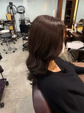 ミディアム カラー カ ズ サ ✴︎のヘアスタイル