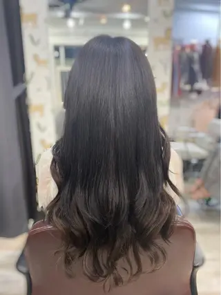 ロング カラー 韓国ヘア🤍髪質改善 🇰🇷AKANEのヘアスタイル