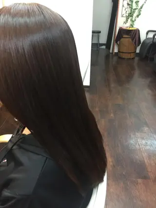 ロング パーマ 桧山 真のヘアスタイル