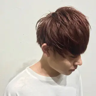 ショート カラー メンズ 柏メンズカットパーマ NO.1タイチのヘアスタイル