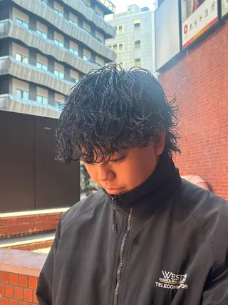 ショート カラー パーマ ✂️メンズ特化✂️ 神田のヘアスタイル