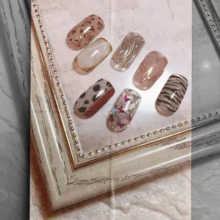 セミロング ネイル 💎ビューティサロン 湘南　RIRAN💎のネイルデザイン