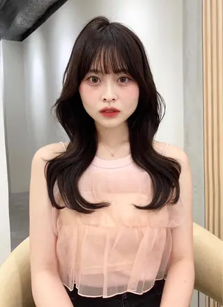 ロング 【ナチュラル可愛いレ イヤー🩶】ななみのヘアスタイル