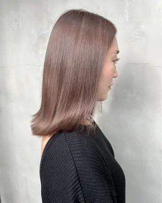 ミディアム 🫐寒色系カラー 🫐ヤマナカリリカのヘアスタイル