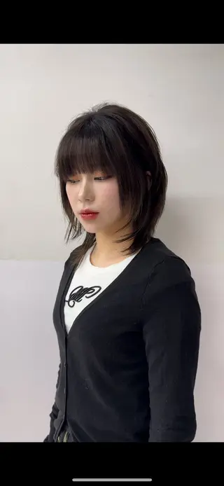 ミディアム レイヤーカット/ 堀匠吾のヘアスタイル