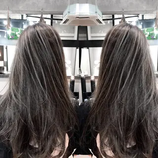 ロング カラー ハイライト/髪質改善 ans/黒木 和大のヘアスタイル