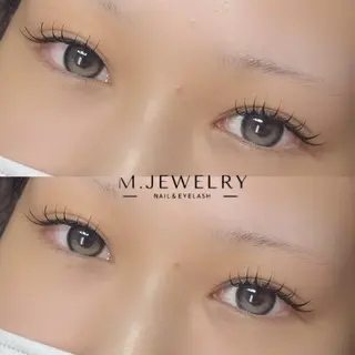 マツエク・マツパ M.jewery Aoiのマツエク・マツパデザイン