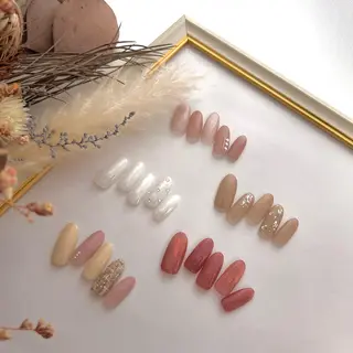 ミディアム ネイル マツエク・マツパ REVIA_nail maiのネイルデザイン