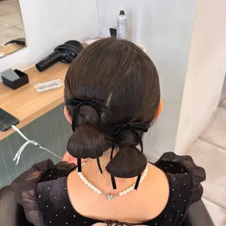 ヘアアレンジ ️透明感/アレンジ/ 🎀こゆき🎀のヘアスタイル
