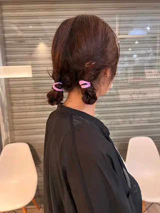 ヘアアレンジ リリカ🐈‍⬛ブリー チカラー/上永谷のヘアスタイル