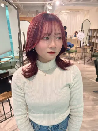 ミディアム 🇰🇷祝斗🇰🇷 /韓国ボブ/レイヤーのヘアスタイル