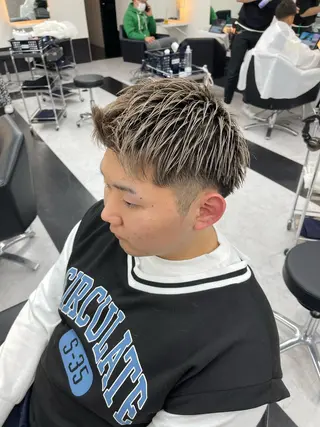 ショート カラー メンズ 𝐑𝐲𝐮𝐤𝐢 【店長】ALEAPのヘアスタイル
