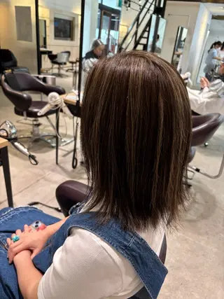 カラー GRANDEUR/似 合わせ/ケラスターゼのヘアスタイル