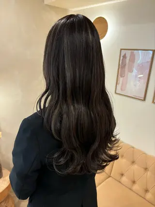 ロング カラー ミルクティ/ピンク/ レイヤー/yuriaのヘアスタイル