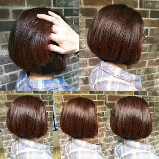 ショート カラー パーマ ヘアアレンジ ネイル キッズ メンズ マツエク・マツパ Beauty＆Relaxation MEGUMI所属・MEGUMI megumiのヘアスタイル