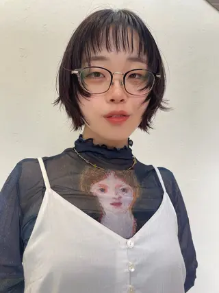 ショート ベージュ/透明感/ 桃子🎀のヘアスタイル