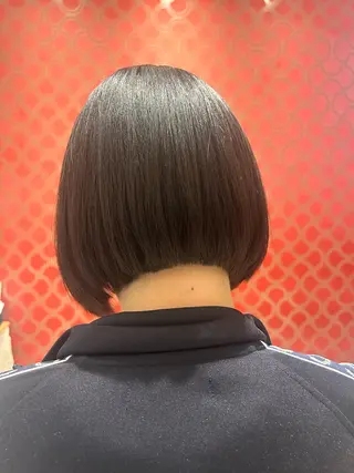 ショート オガタ アキのヘアスタイル