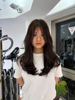 ロング カラー レイヤーカット/瀬川 琴音のヘアスタイル