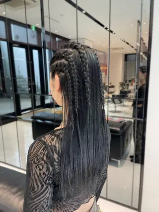 ロング ヘアアレンジ keen 吉祥寺所属・【韓国❤️海外ヘア】 AYAKAのヘアスタイル