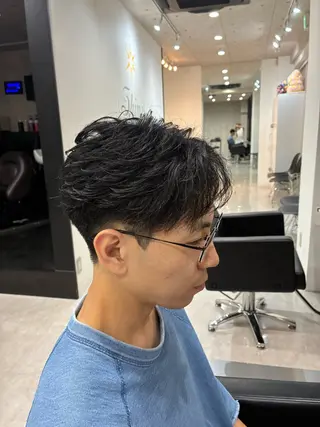 ショート メンズ メンズパーマ特化💈 髙木颯太💈のヘアスタイル