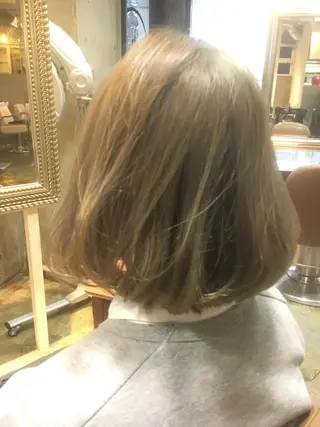 ミディアム カラー 北條 優輝のヘアスタイル